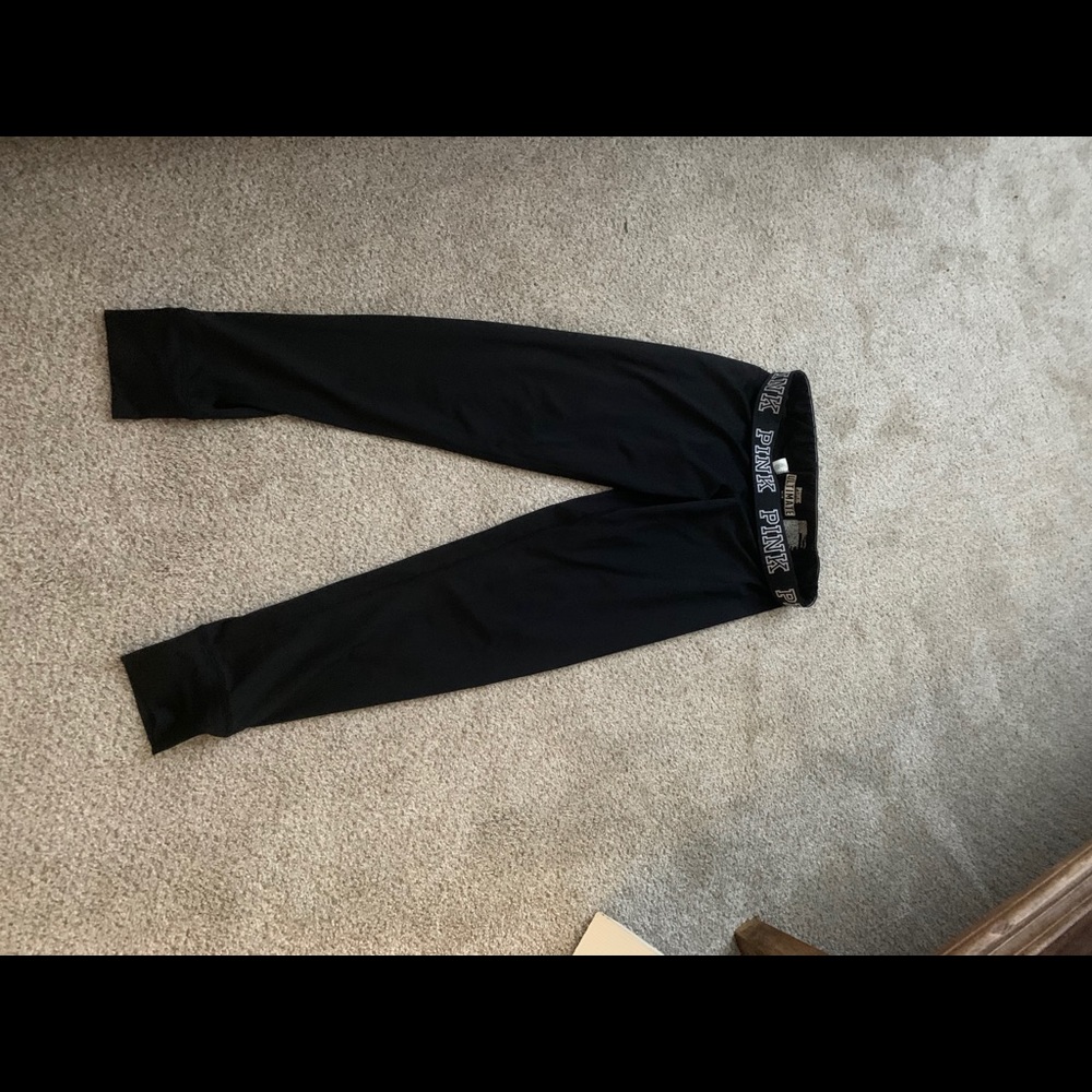 Love pink black pants